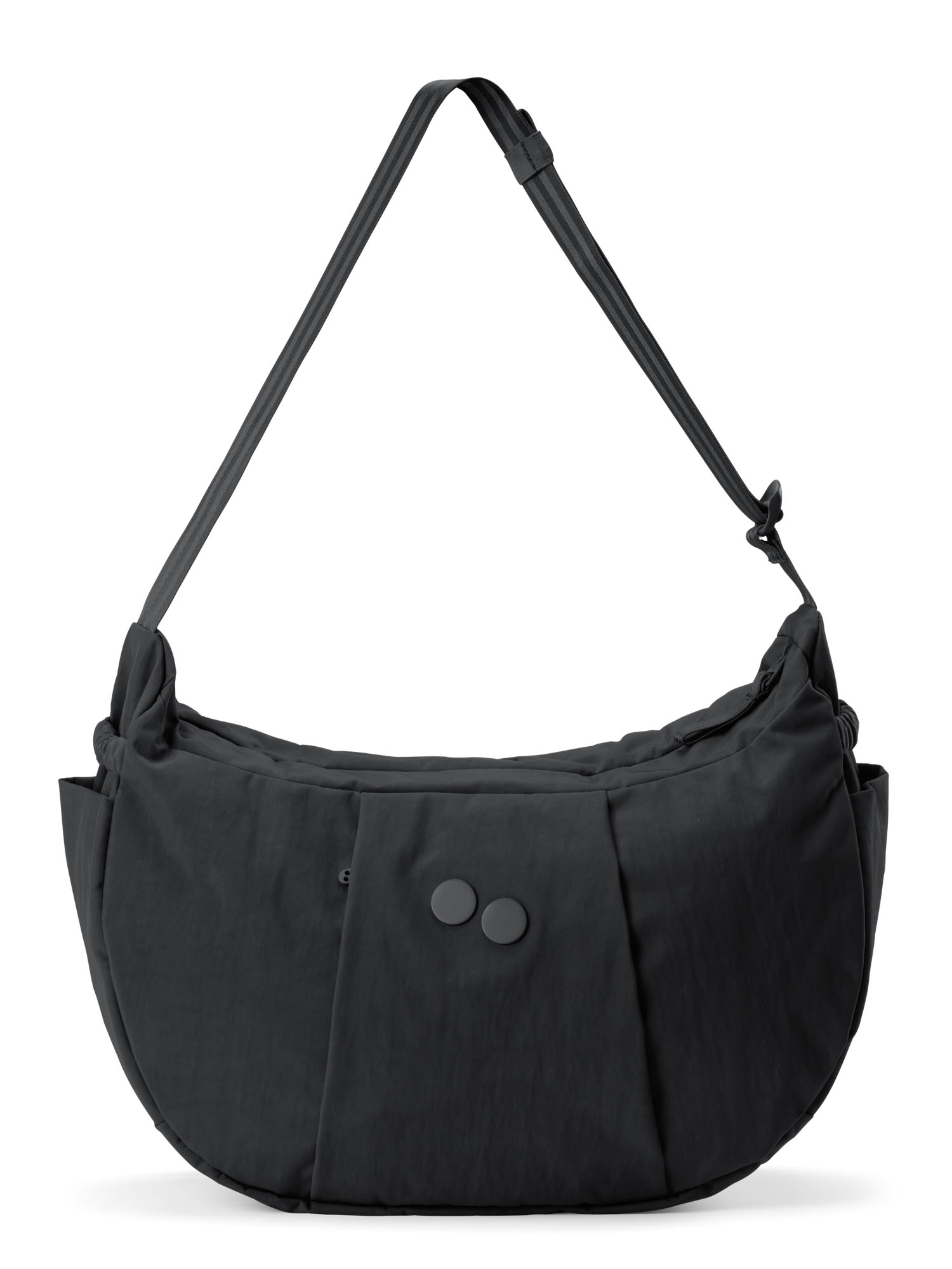 pinqponq men vegan Bag Crossbody Krumm Large Crinkle Black